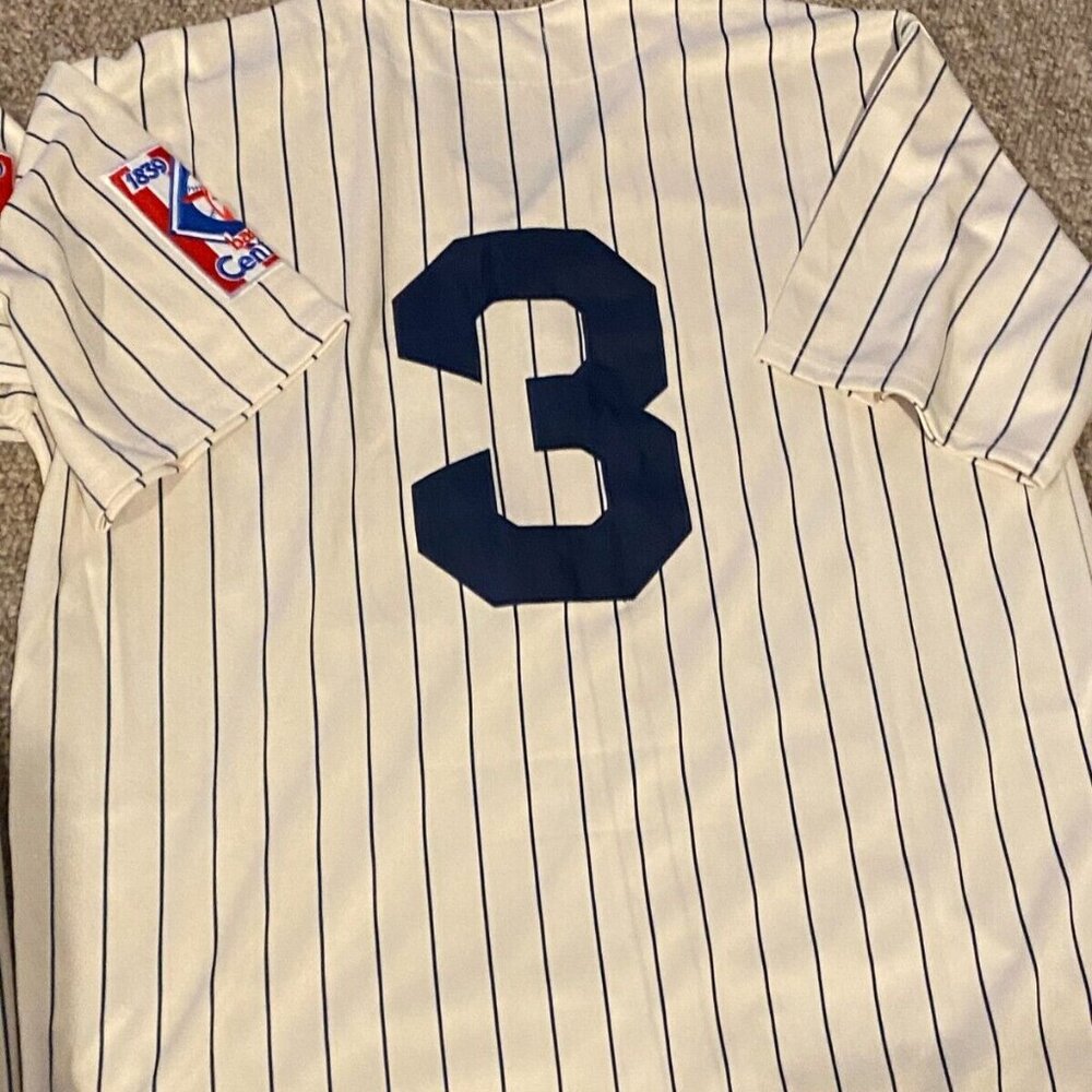 1930's NEW YORK YANKEES BABE RUTH Men's JERSEY Sz M,L,XL,2XL New with tags - Picture 2 of 6
